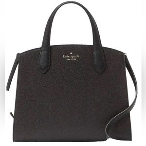 Kate Spade Black Glitter Hand Bag